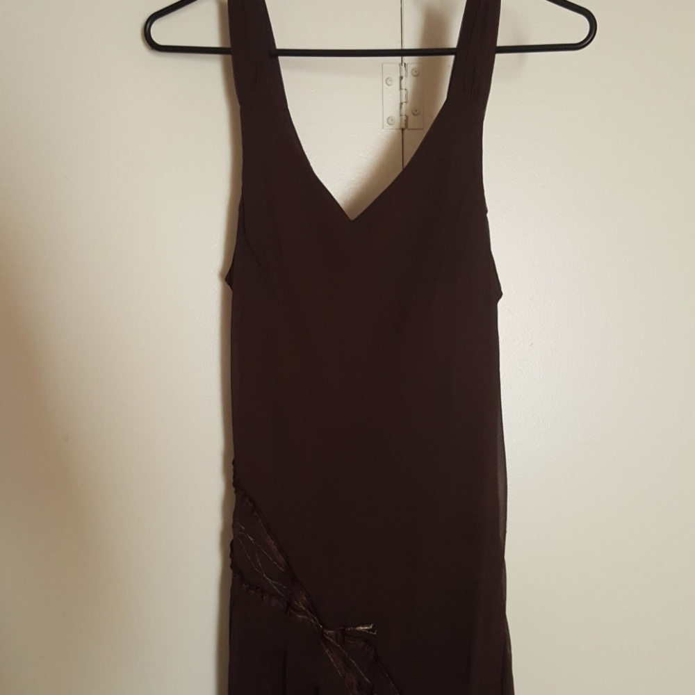 Brown party dress size 14